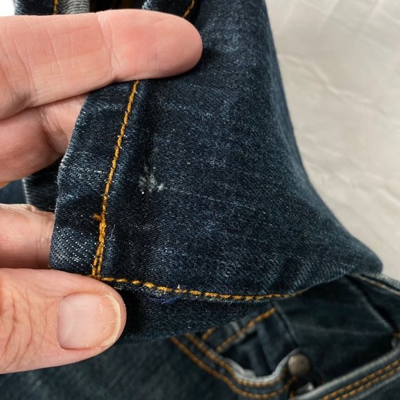 7 Seven  Women's Regular Boot cut Jeans Dark Blue Wash 31 - Picture 8 of 13